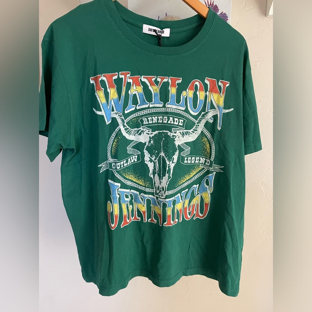 BNWT Daydreamer Waylon Jennings tee